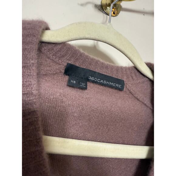 360 Cashmere V Neck 100% Cashmere Sweater Sz. XS - Picture 2 of 5